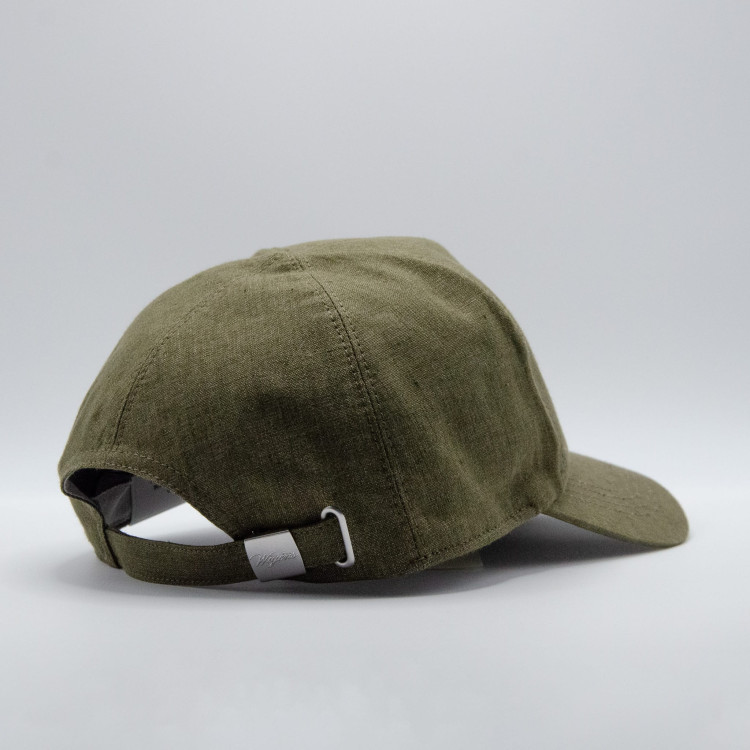 Baksida på olivgrön Wigéns Baseball Contemporary Cap