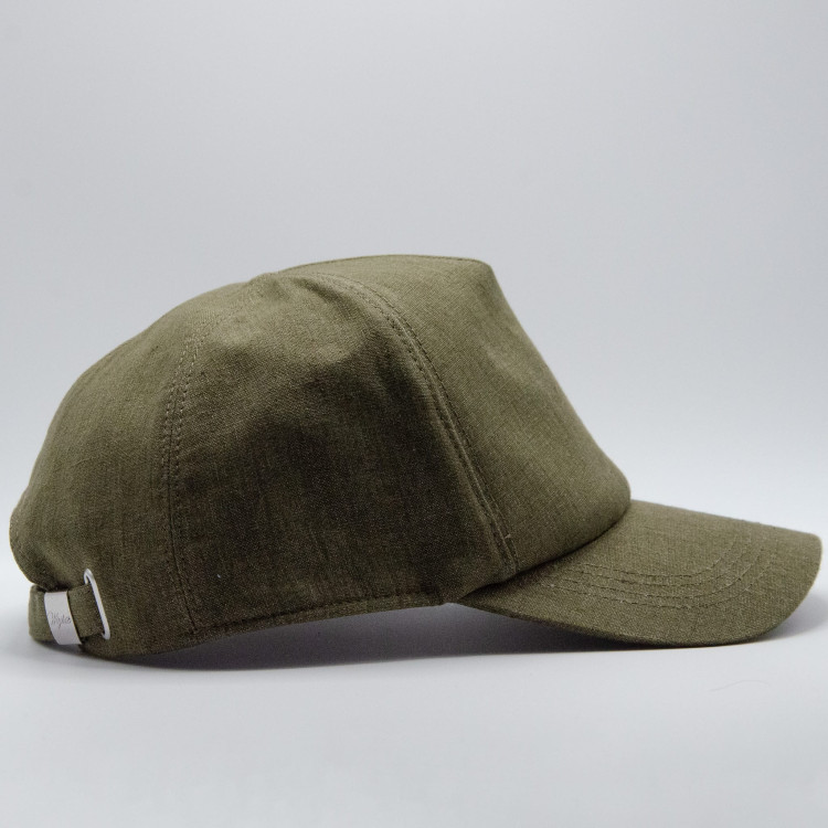 Sidovy av olivgrön Wigéns Baseball Contemporary Cap