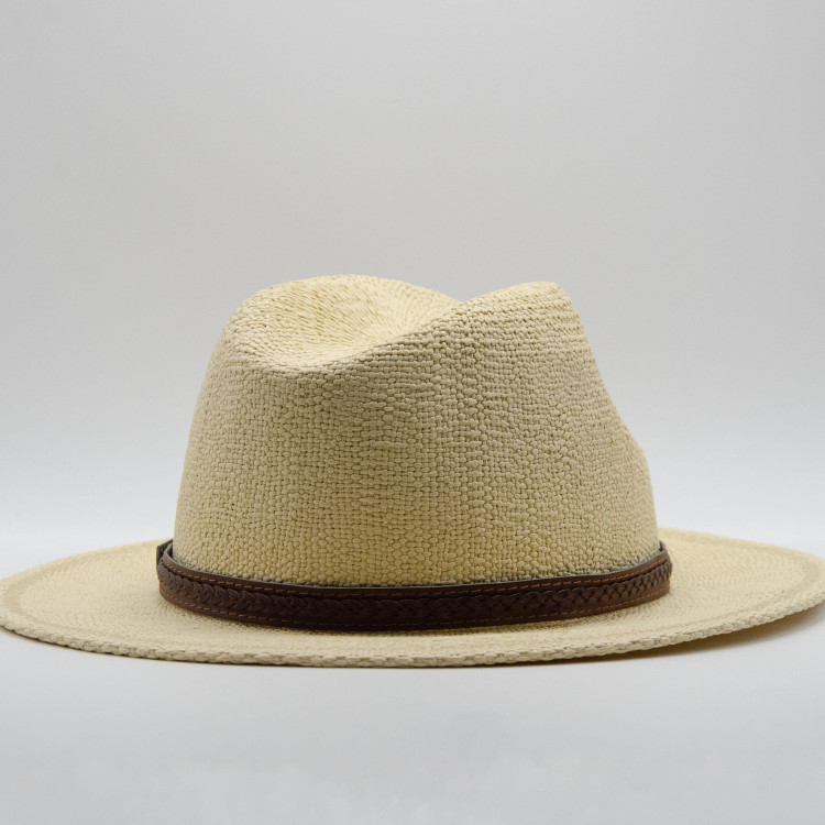Wigéns Classic Hat Natur sedd snett från sidan