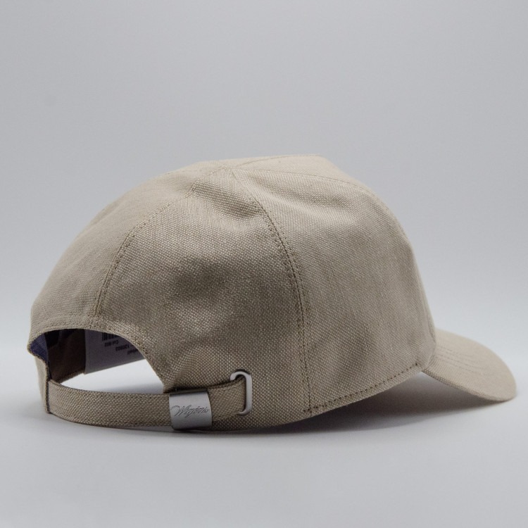 Baksida på beige Wigéns Baseball Contemporary Cap med spänne