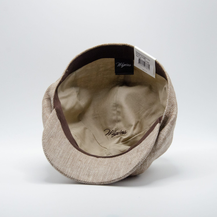 Insida av beigemelerad Wigéns News Boy Classic Cap